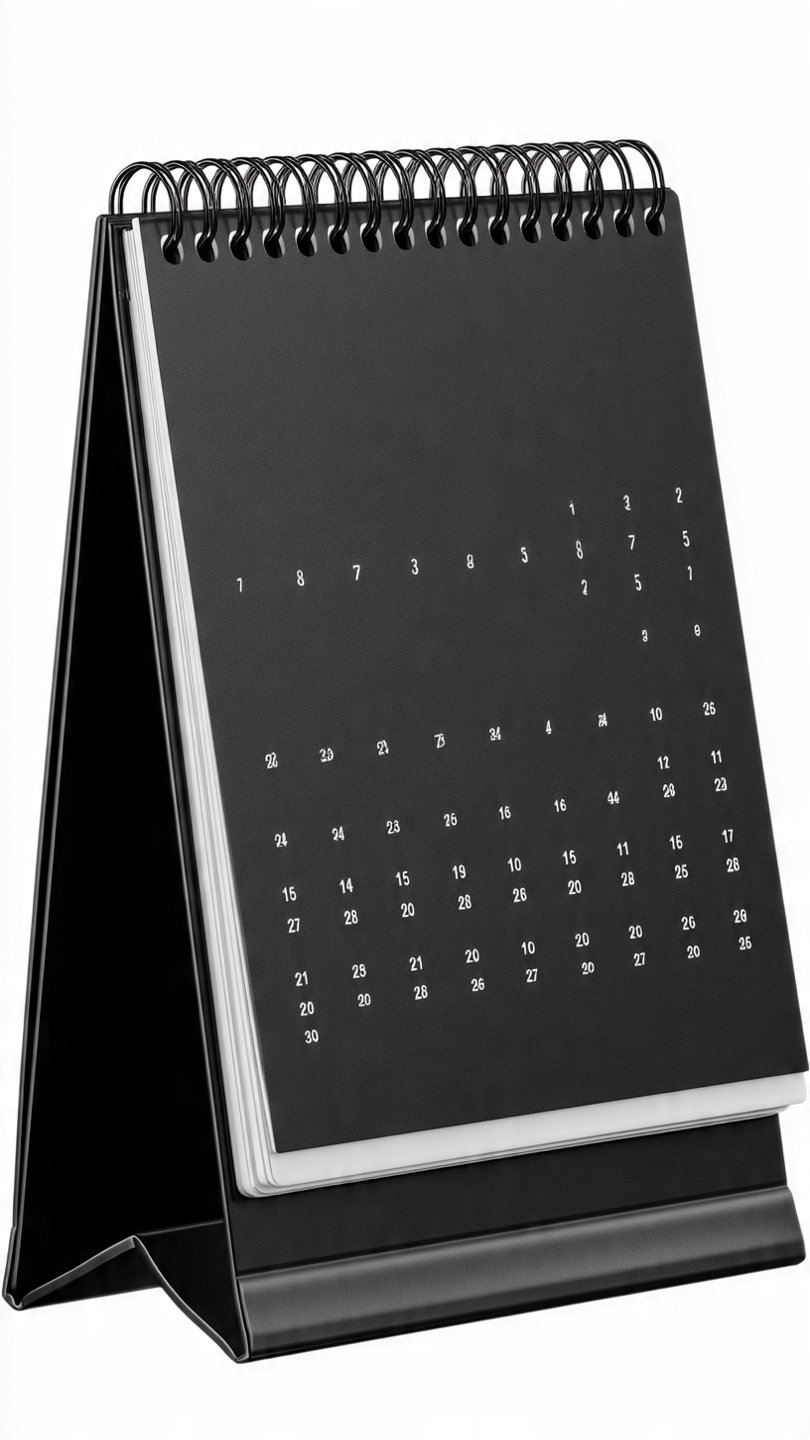 Desk Calendar 2026, Standing
